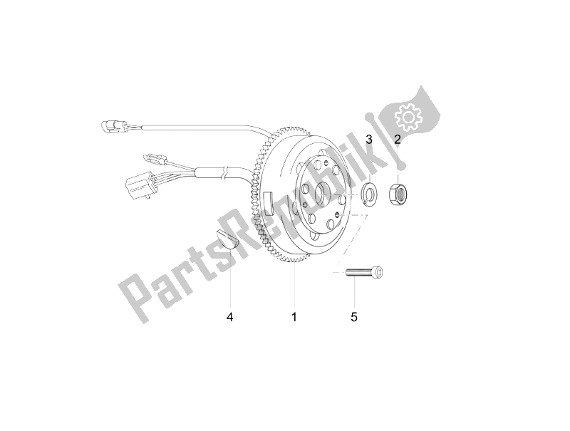 Todas las partes para Cdi Magneto Assy de Derbi GPR 50 2T 2013