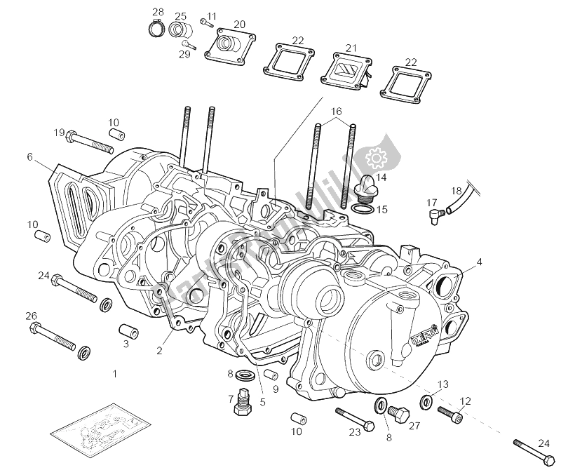 Toutes les pièces pour le Charretiers du Derbi Senda 50 SM Racer 2002