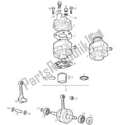 Drive shaft - Cylinder - Piston