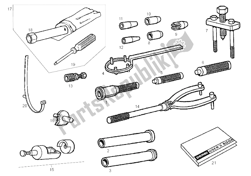 Toutes les pièces pour le Accessoires du Derbi GPR 50 Replica E2 2A Edicion 2005