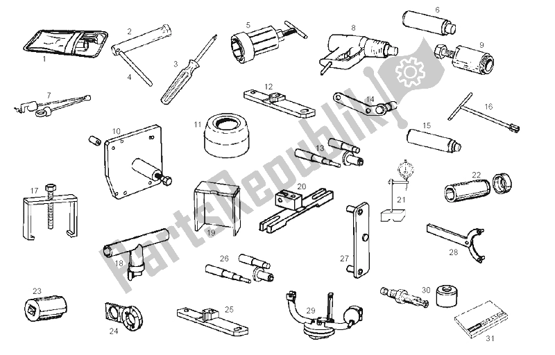 Tutte le parti per il Accessori del Derbi Atlantis O2 Bullet E2 2A ED 50 2003