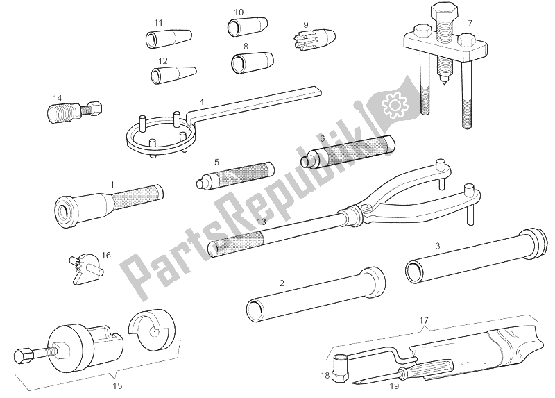 Todas las partes para Accesorios de Derbi Senda 50 SM Racer 2002