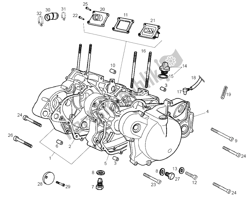 Toutes les pièces pour le Charretiers du Derbi GPR 50 2T E2 CH 2010