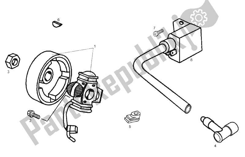 Wszystkie części do Cdi Magneto Assy Derbi Variant Courier E2 50 2007