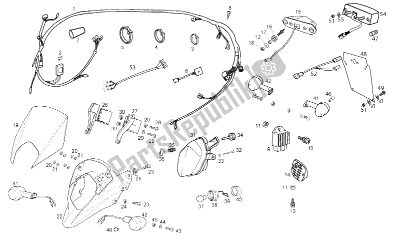 Toutes les pièces pour le Lumières - Système électrique du Derbi Senda 50 R DRD X Treme 2T E2 2010