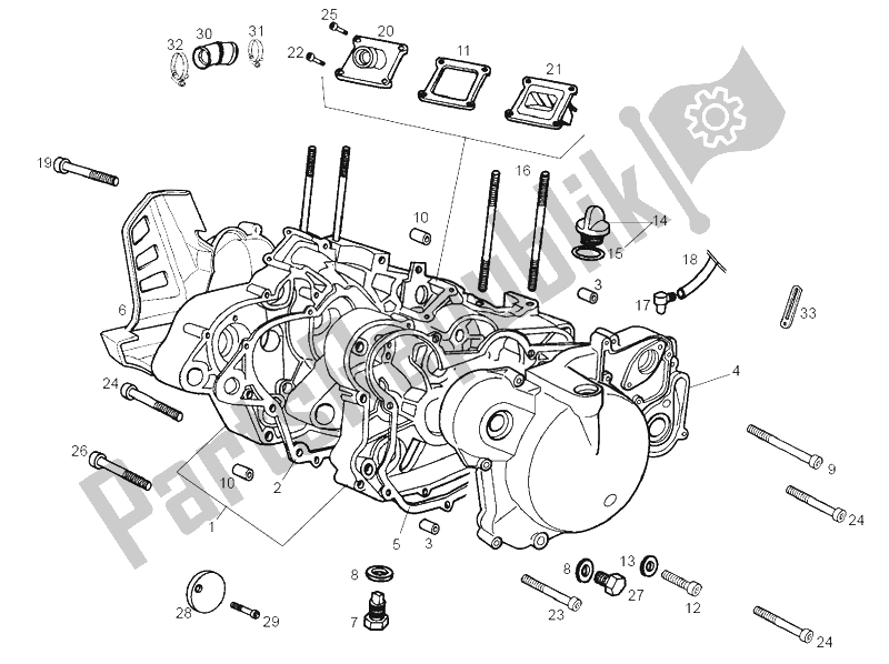 Tutte le parti per il Carrettieri del Derbi GPR 50 Racing E2 2 Edicion 2006