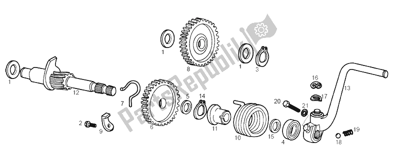 Toutes les pièces pour le Ensemble De Démarrage du Derbi Senda 50 R DRD 2A Edicion 2003