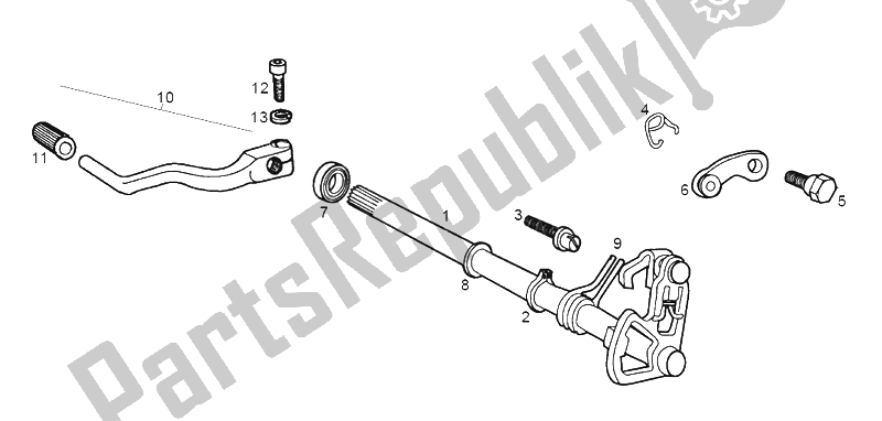 Todas las partes para Selector de Derbi Senda 50 SM Export Market 2000