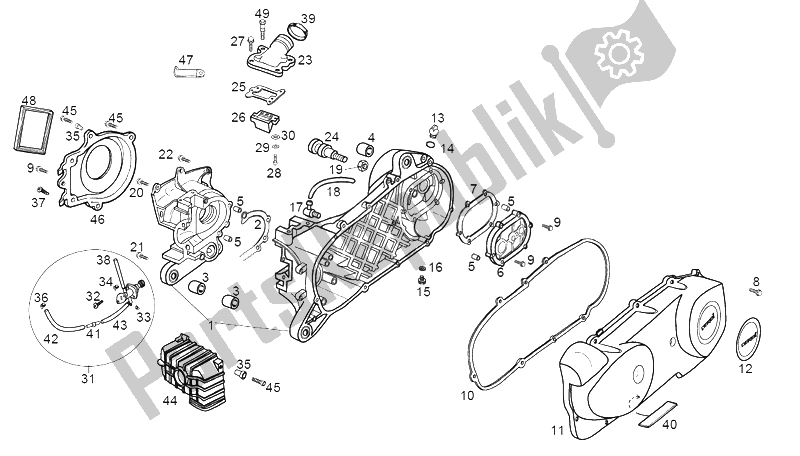 Toutes les pièces pour le La Pompe à Huile du Derbi Atlantis LC 50 1999