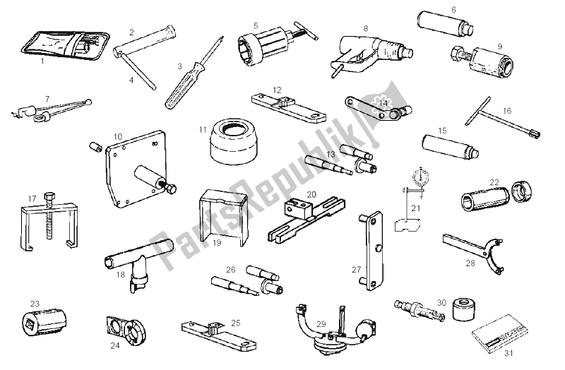 Todas las partes para Accesorios de Derbi Atlantis O2 City E2 50 2003