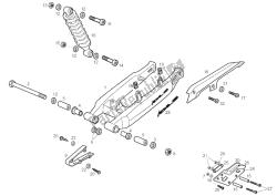 Swing arm - Shock absorber