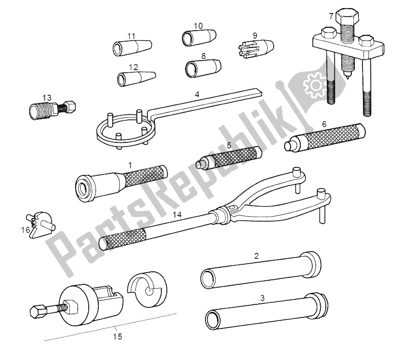 Toutes les pièces pour le Accessoires (2) du Derbi Senda 50 SM Export Market 2000