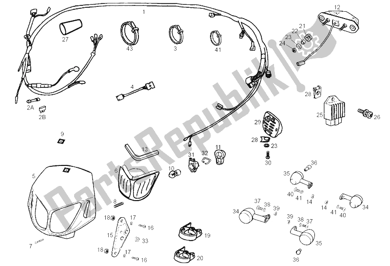 Todas las partes para Sistema Eléctrico de Derbi Senda 50 SM DRD Racing LTD Edition E2 2 Edicion 2005