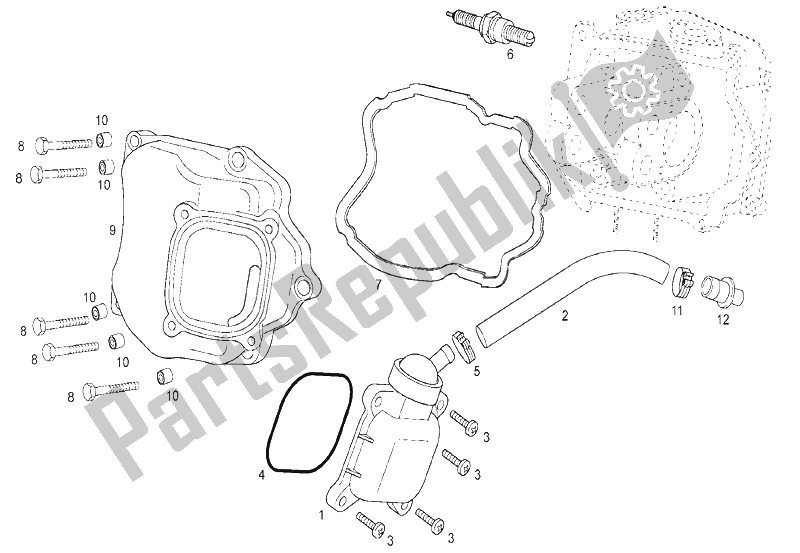 Toutes les pièces pour le Soupape du Derbi Rambla 125 CC 250 E3 2007