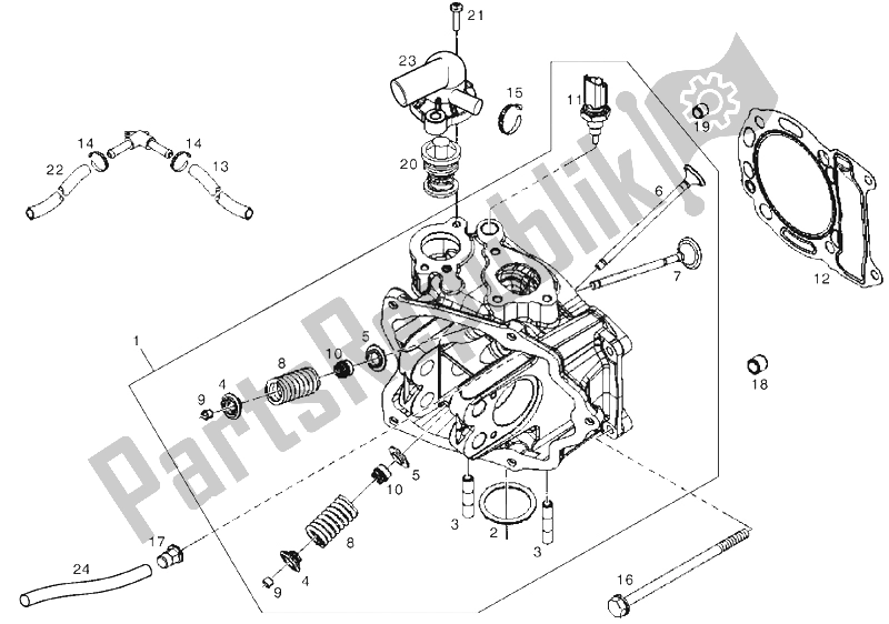 Toutes les pièces pour le Soupapes du Derbi GP1 125 E2 3 VER 2006