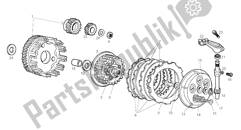 Toutes les pièces pour le Embrayage du Derbi Senda 50 SM X Race E2 2A Edicion 2005