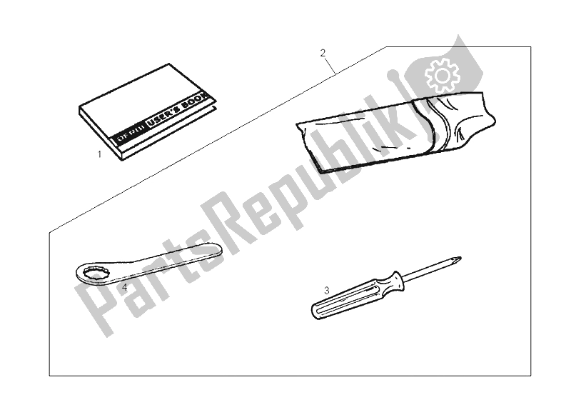 All parts for the Accessories of the Derbi Senda 50 R X Race E2 4 Edicion 2006