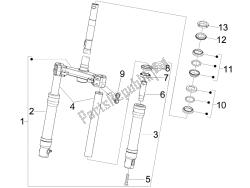 Fork/steering tube - Steering bearing unit