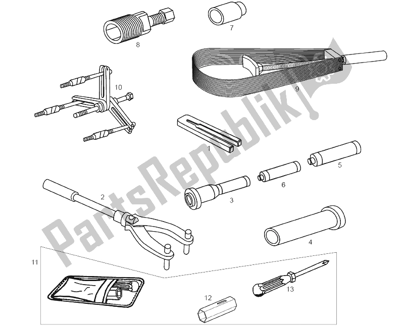 All parts for the Accessories of the Derbi Variant Courier Benelux E1 50 2003