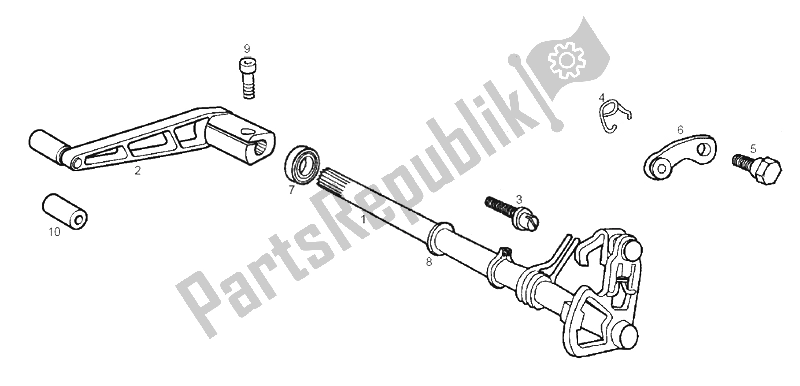 Toutes les pièces pour le Sélecteur du Derbi GPR 50 Replica Malossi E2 2 VER 2007