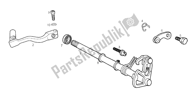 Toutes les pièces pour le Sélecteur du Derbi Senda 50 SM X Trem E2 3 Edicion 2006