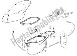 Saddle - Helmet compartment