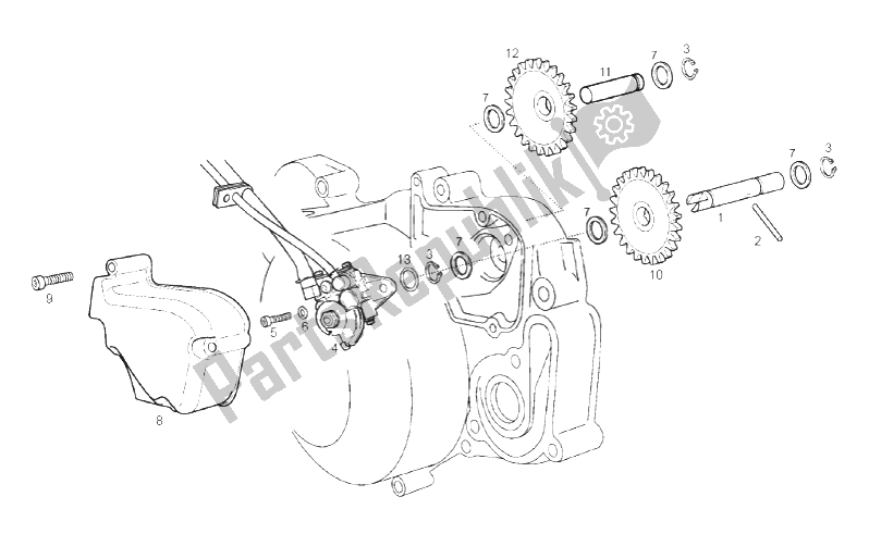 Toutes les pièces pour le La Pompe à Huile du Derbi Senda 50 R DRD X Treme 2T E2 2010