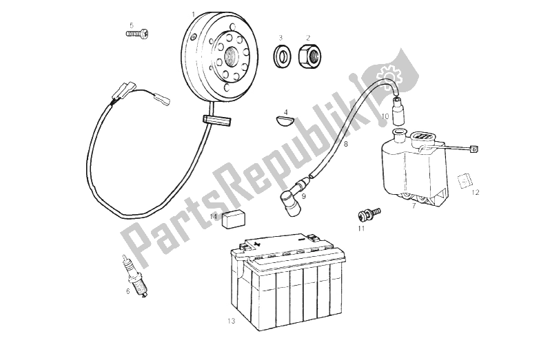 Todas las partes para Unidad De Encendido de Derbi Senda 50 R DRD X Treme 2T E2 2012