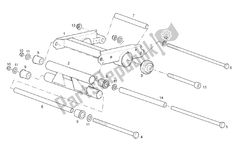 All parts for the Connecting Rod of the Derbi Rambla 300 E3 2010