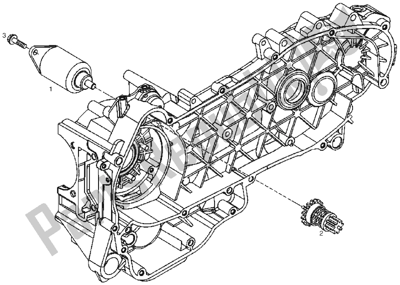 Toutes les pièces pour le Ensemble De Démarrage du Derbi GP1 125 E2 3 VER 2006