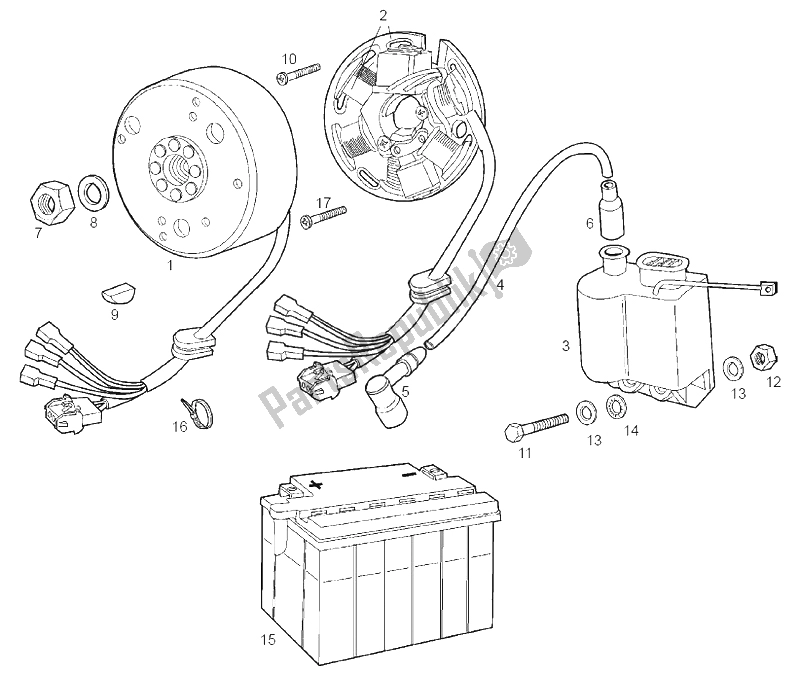 Toutes les pièces pour le Cdi Magneto Assy du Derbi Senda 50 SM Racer E1 2003