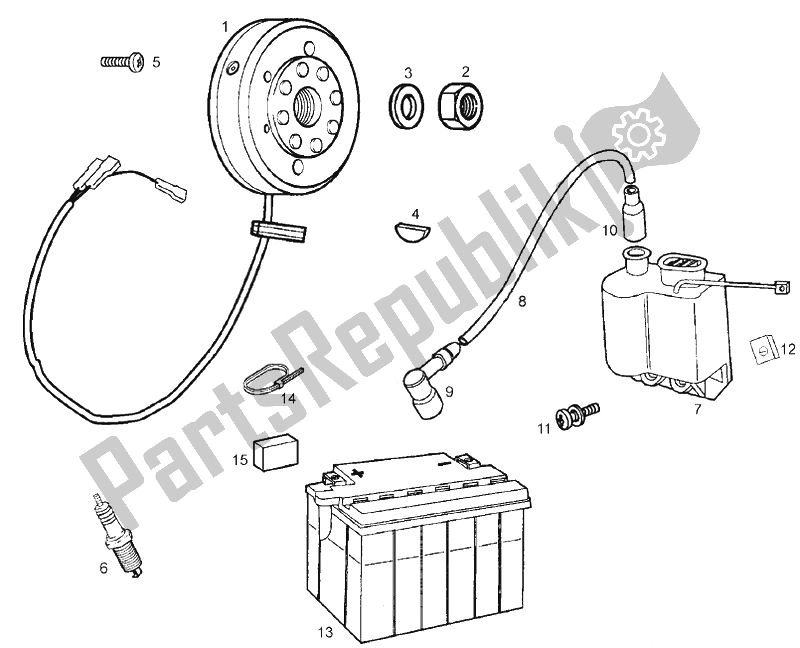 Alle onderdelen voor de Cdi Magneto Assy van de Derbi Senda 50 R X Trem E2 3 VER 2008