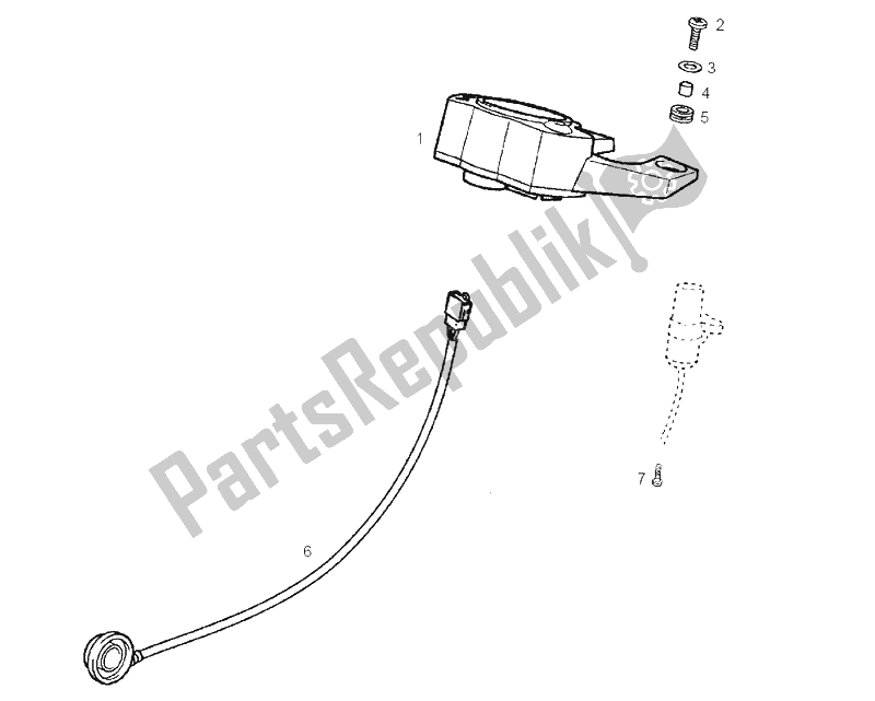 Todas las partes para Instrumentos de Derbi Senda 50 SM DRD Edition Black E2 2005