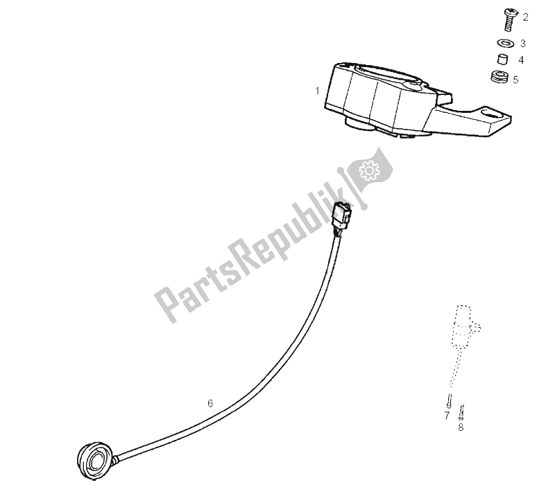 Toutes les pièces pour le Instruments du Derbi Senda 50 SM DRD Racing E2 2 VER 2005