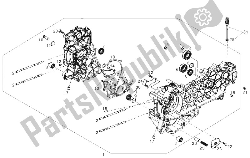 Todas las partes para Carters de Derbi GP1 125 E2 3 VER 2006