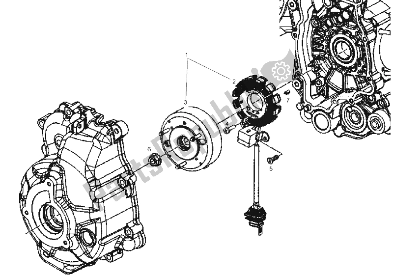 Toutes les pièces pour le Cdi Magneto Assy du Derbi GP1 LOW Seat 125 CC E3 2 VER 2007