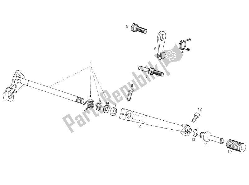 Toutes les pièces pour le Sélecteur du Derbi GPR 50 2T 2013