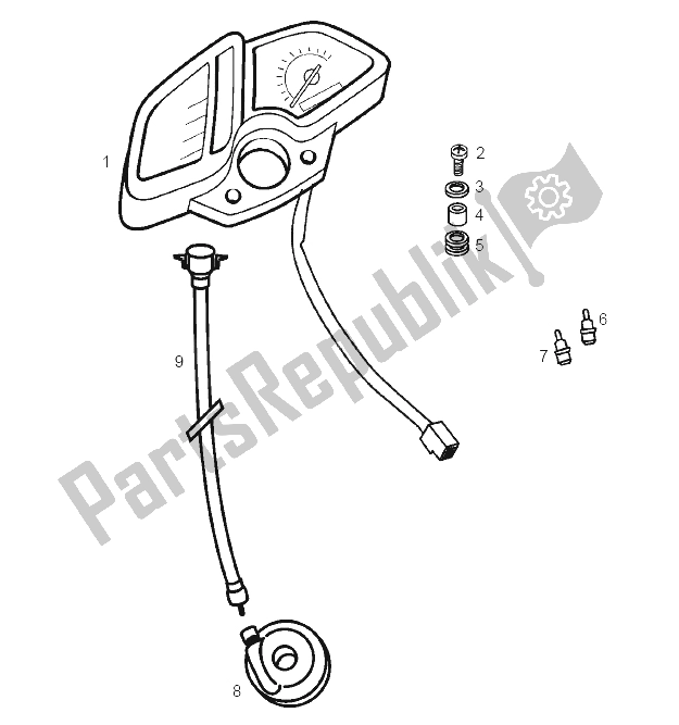 Tutte le parti per il Strumenti del Derbi Senda 50 SM X Race E2 2A Edicion 2004