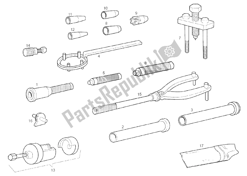 All parts for the Accessories of the Derbi Senda 50 R Racer E1 2003