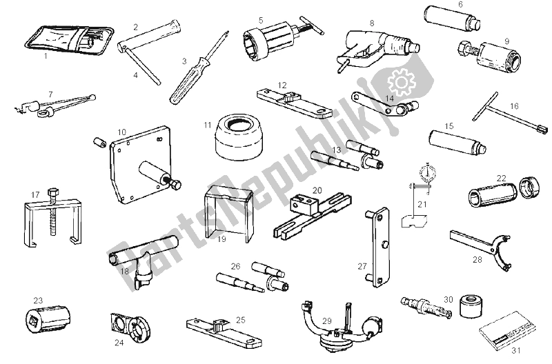 Tutte le parti per il Accessori del Derbi Atlantis O2 25 KMH 50 2002