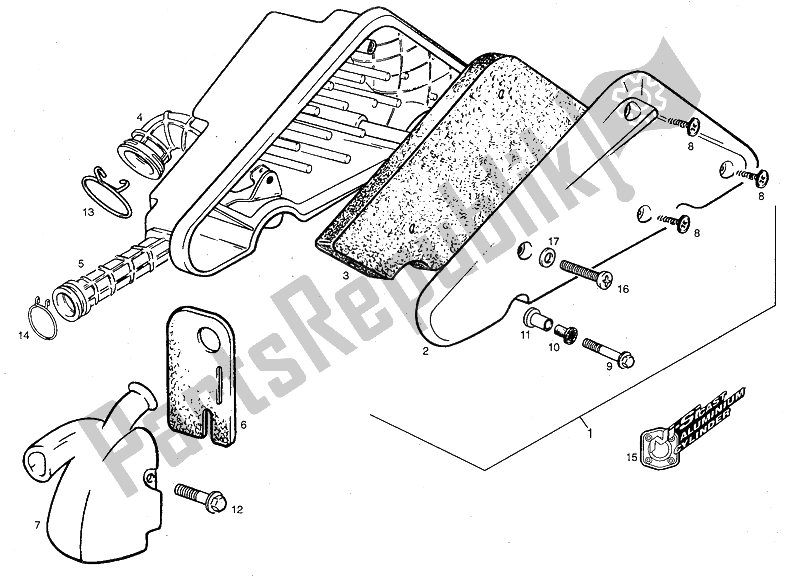 Toutes les pièces pour le Filtre à Air du Derbi Predator O2 Gpseries 50 2001