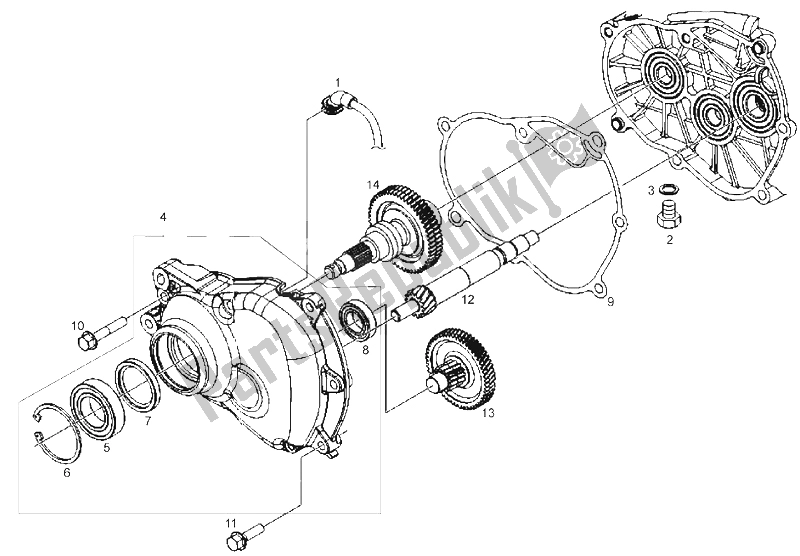 Tutte le parti per il Caso Di Trasferimento Con Anticipo del Derbi GP1 LOW Seat 250 CC E3 2 VER 2007