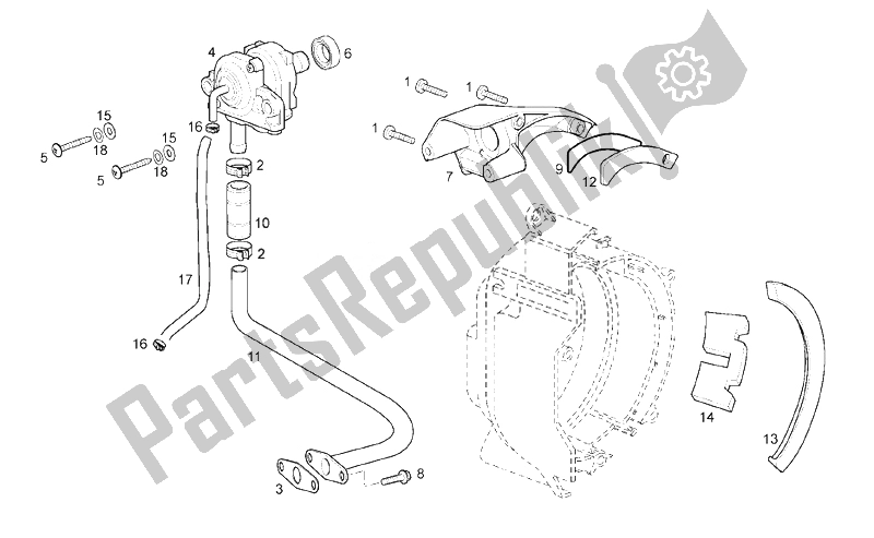 All parts for the Secondary Air of the Derbi Rambla 125 CC 250 E3 2 VER 2008