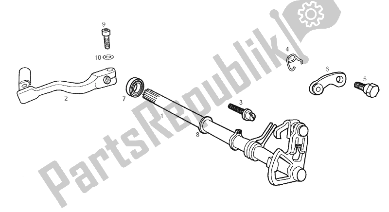 Todas las partes para Selector de Derbi Senda 50 HYP DRD EVO E2 2008