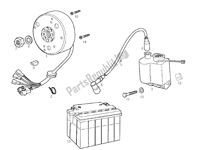 Toutes les pièces pour le Cdi Magneto Assy du Derbi Senda 50 R X Trem E2 2 Edicion 2005