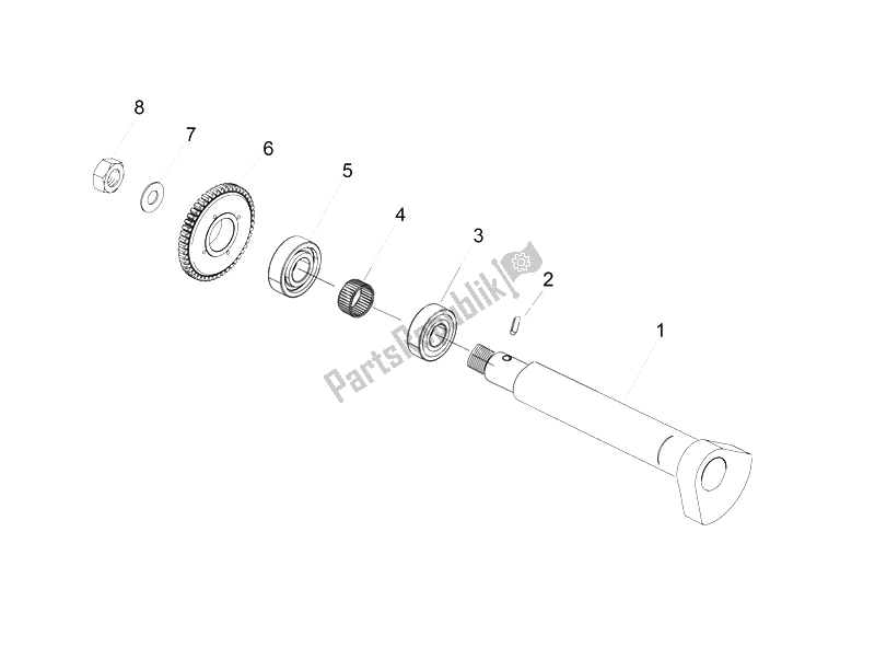 All parts for the Counterweight of the Derbi GPR 50 2T 2013