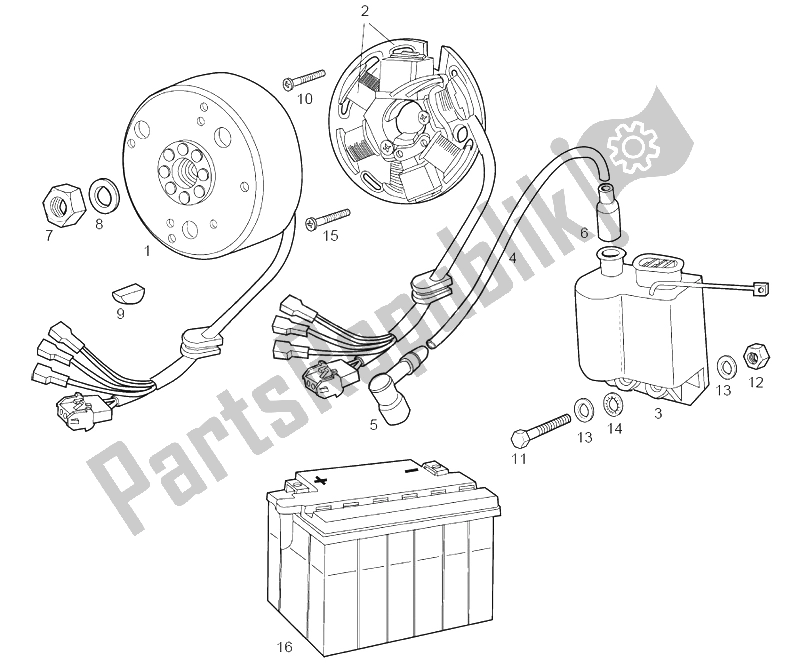 Toutes les pièces pour le Cdi Magneto Assy du Derbi Senda 50 R Racer 2002