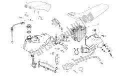 Tank - Air box - Saddle