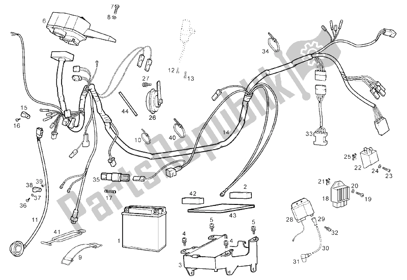 All parts for the Electrical System of the Derbi Senda 50 SM DRD PRO E2 2 VER 2005