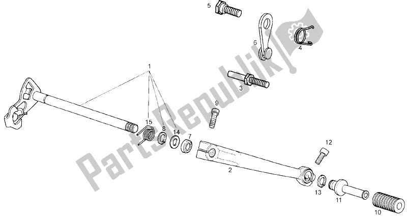 Toutes les pièces pour le Sélecteur du Derbi GPR 50 2T E2 CH 2010